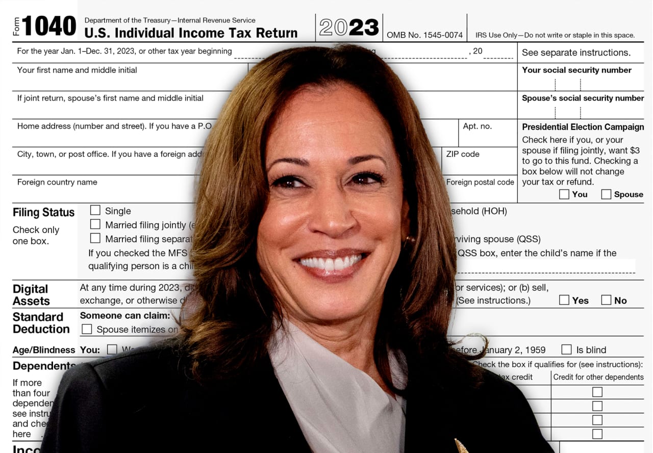 Kamala Harris backs Biden’s tax proposals — including a tax on unrealized capital gains