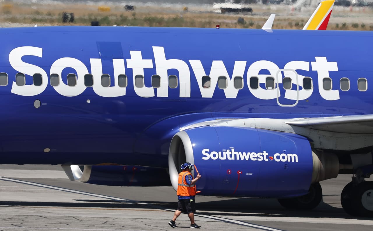 Southwest Airlines’ stock rises after activist investor Elliott ups its stake