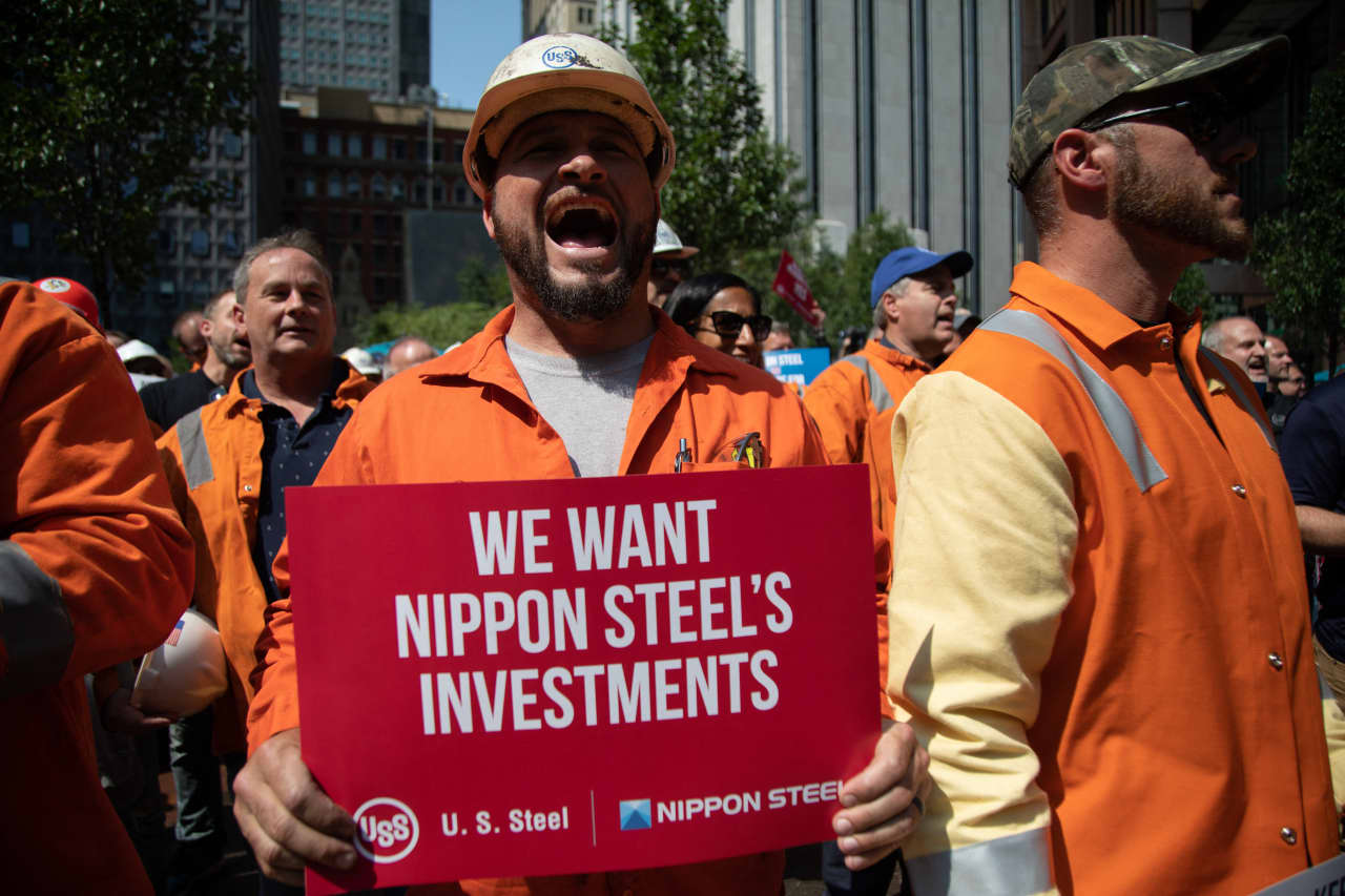 U.S. Steel’s stock rises after report Biden won’t block takeover by Nippon anytime soon