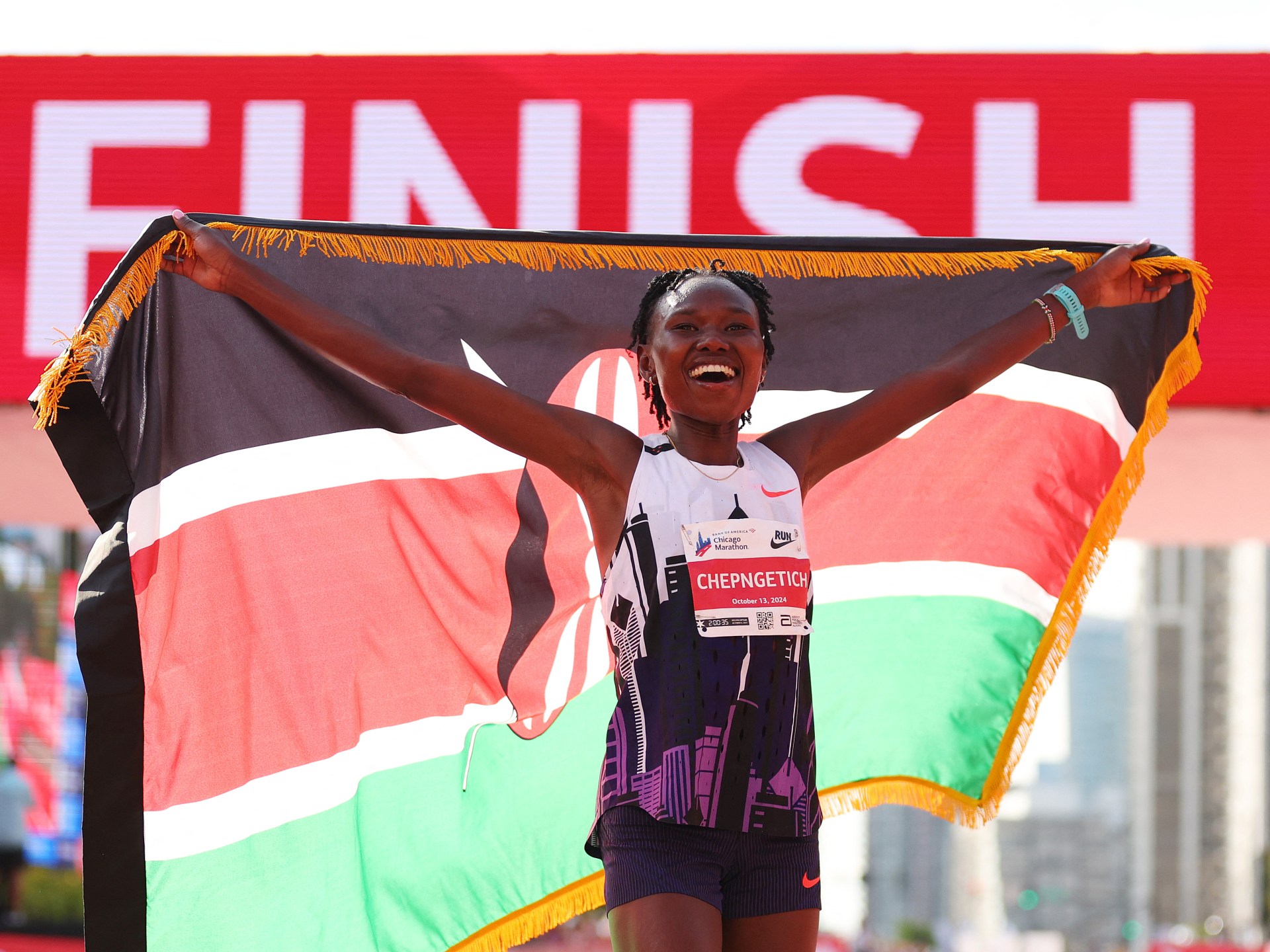 Kenya’s Ruth Chepngetich breaks women’s marathon world record in Chicago | Athletics News