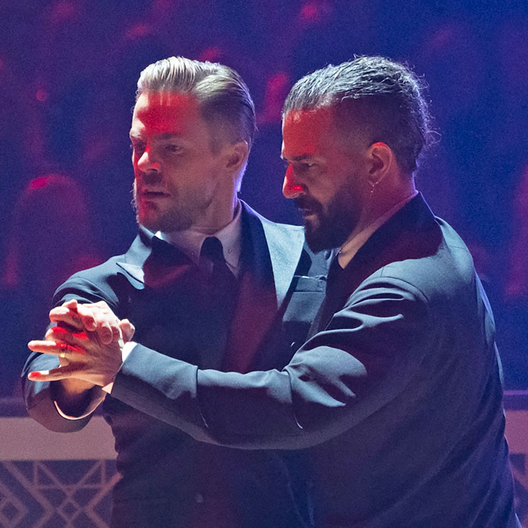 DWTS’ Derek Hough and Mark Ballas Ace Gender-Bending Tango on Finale