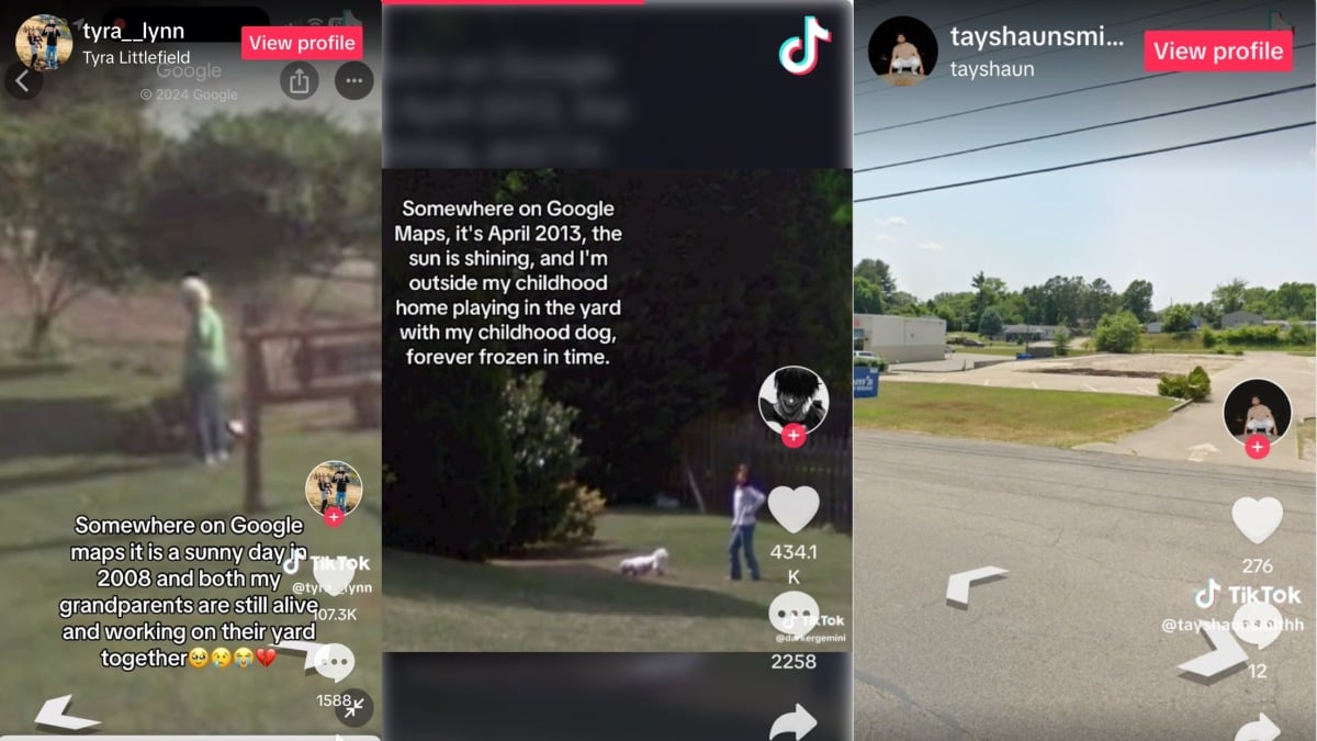 TikTokkers are turning Google Street View into a nostalgic time machine