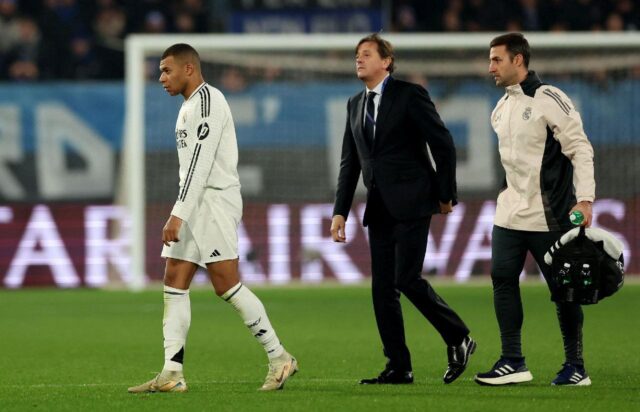 Real Madrid Suffers Injury Scare As Mbappe Forced Off Against Atalanta