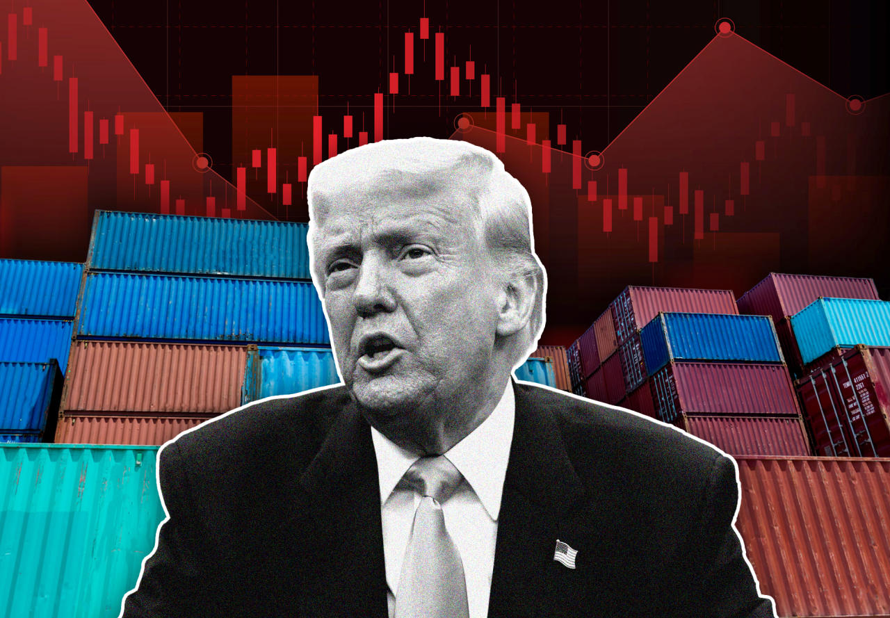 Stock-market investors are nervous about Trump’s tariffs. What financial advisers say they should do.