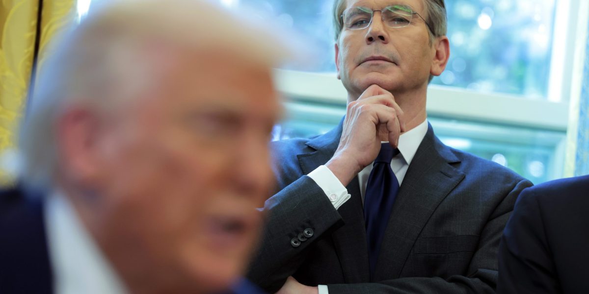 Stock market rallies after Treasury Secretary Bessent tells a closed-door investor summit that the tariff standoff with China is unsustainable