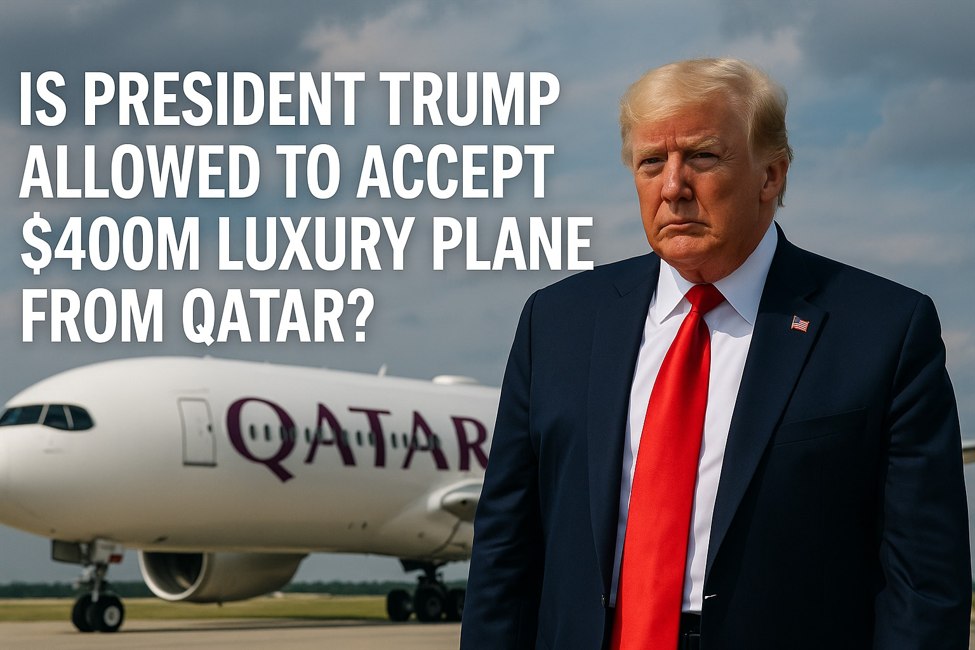 Is President Trump Allowed to Accept an Airplane from Qatar?